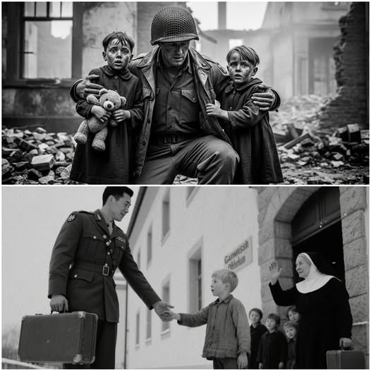 Gli orfani tedeschi rimasero congelati nel silenzio quando i soldati americani fecero l’impensabile dopo la seconda guerra mondiale. NI