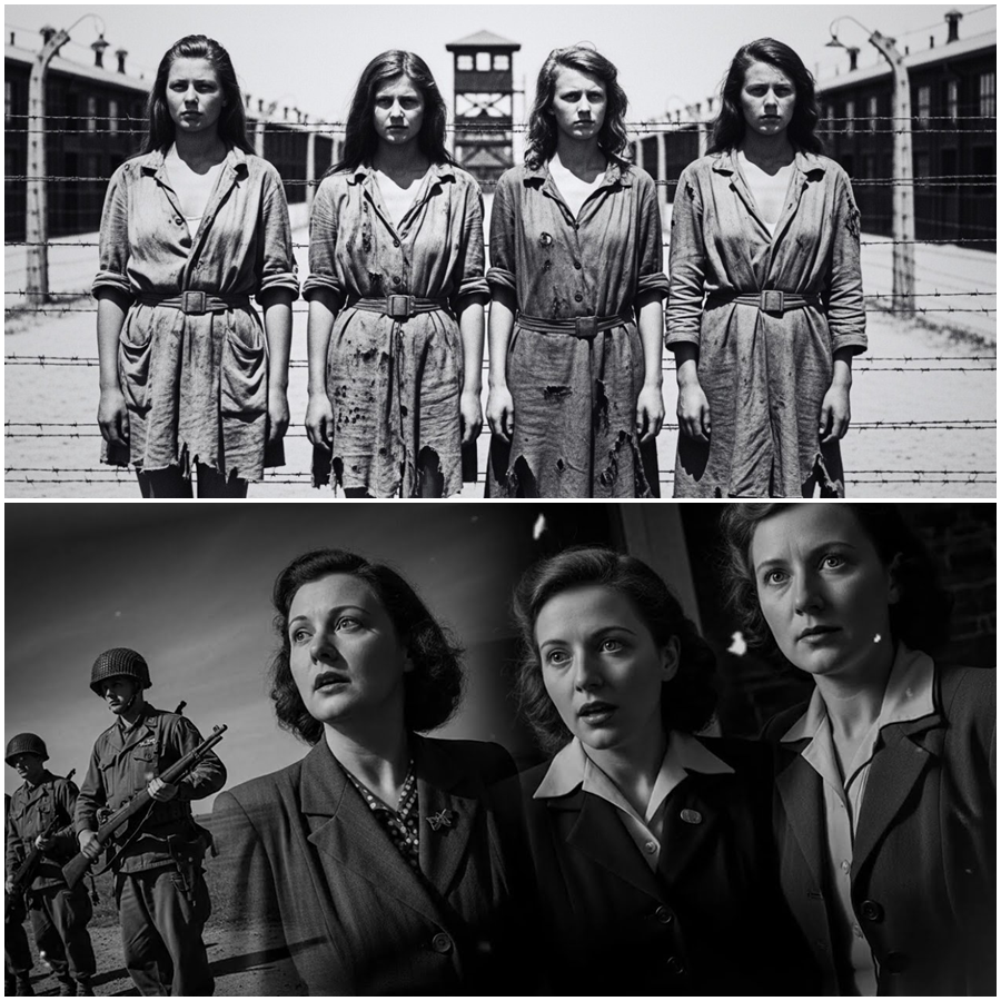 “Quelle concentration !” Les jeunes filles des camps allemands n’en croyaient pas leurs yeux lorsque les soldats américains sont arrivés. NF