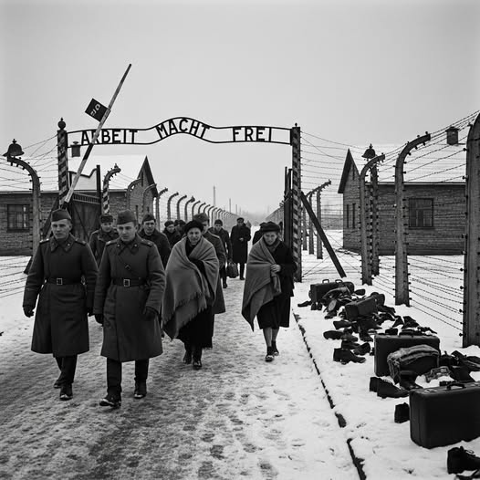 Auschwitz-Birkenau – Jour de la Libération, 27 janvier 1945. NF