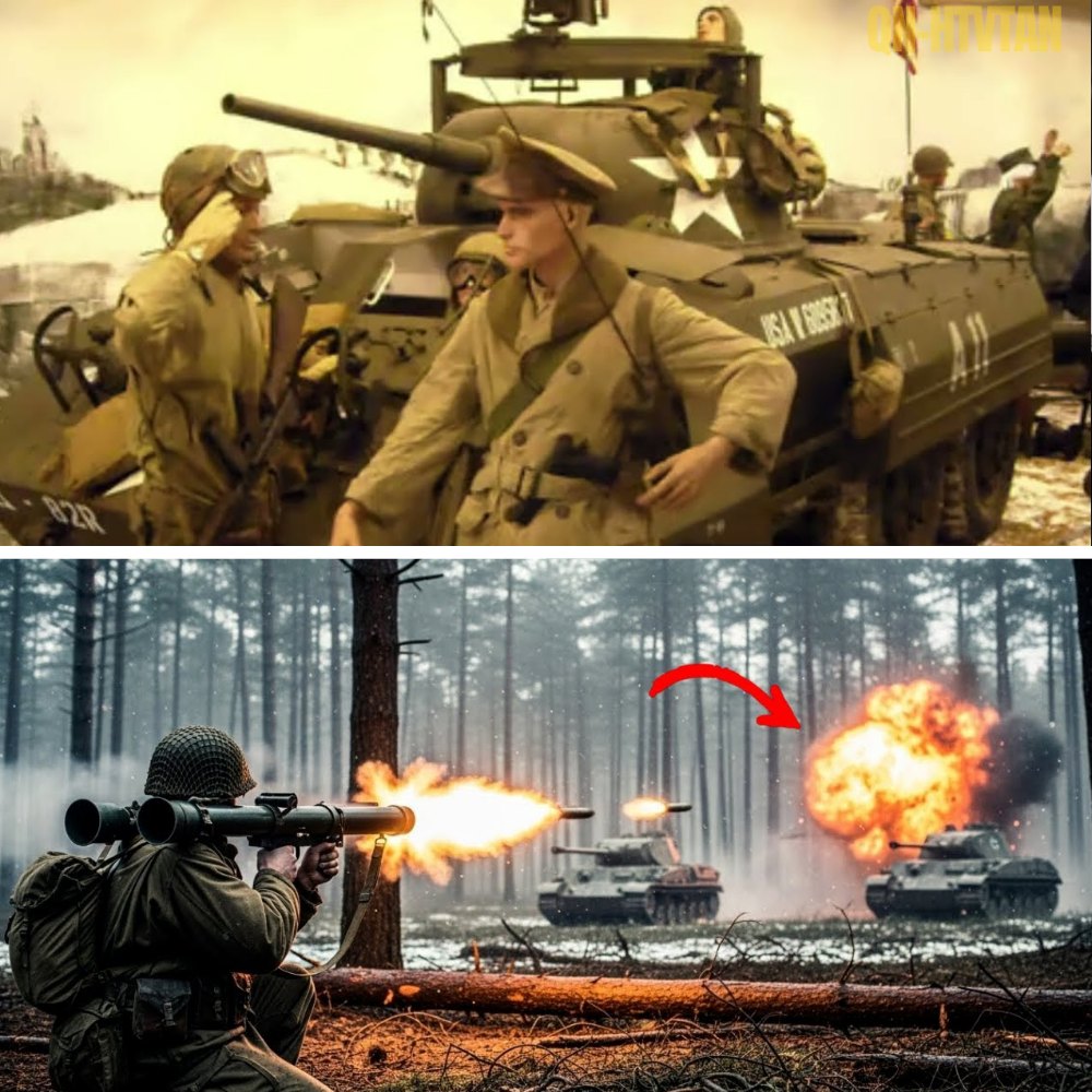 LE BAZOOKA QUI FUT FAIT SAIGNER LES TIGRES : Le matin d’hiver oublié où un sergent de 23 ans réduisit en cendres une colonne de panzers et changea le destin de Bastogne. NF
