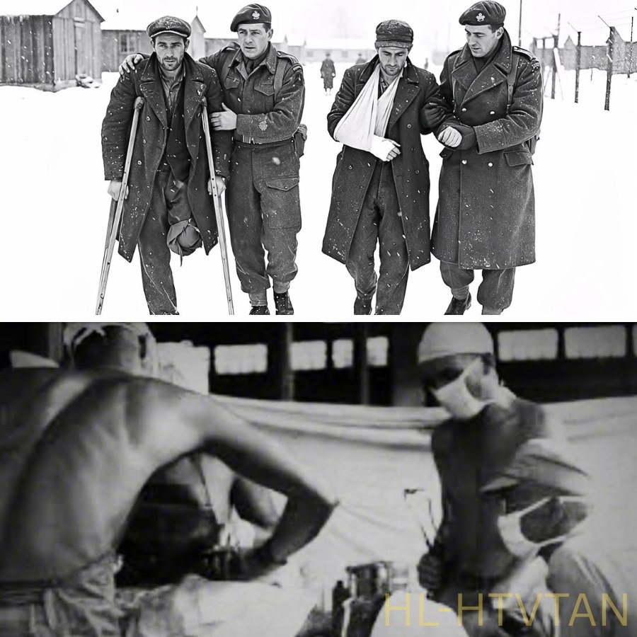 Des prisonniers de guerre allemands handicapés n’en revenaient pas de la façon dont les Canadiens les traitaient. NF