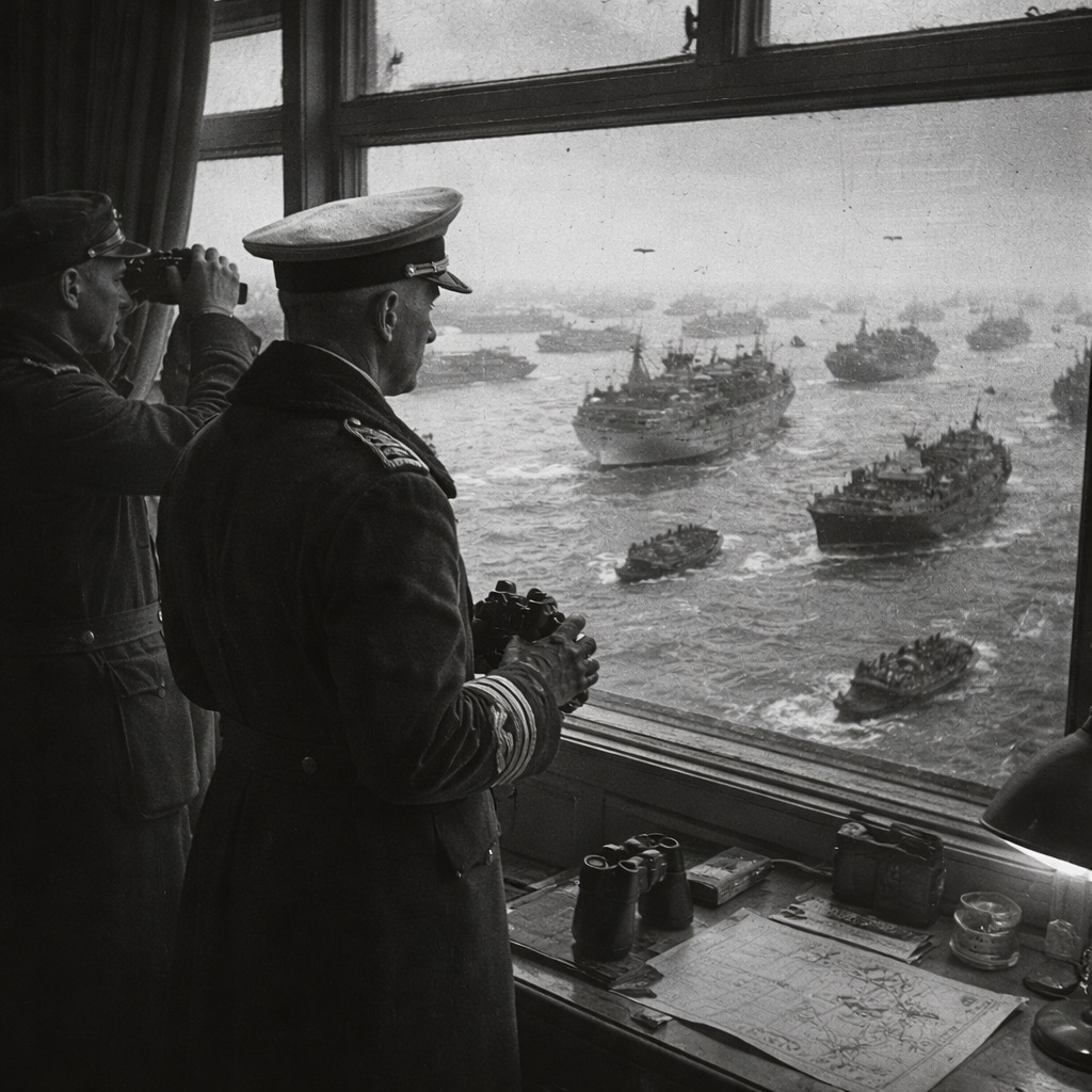Ce que les commandants britanniques ont dit lorsqu’ils ont enfin vu la flotte américaine du Jour J. NF
